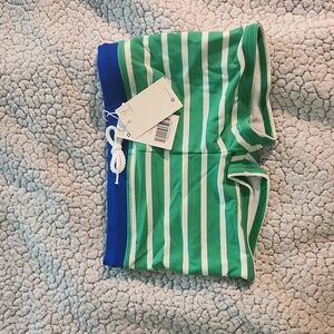 NWT Mini Boden Swim Trunks.
